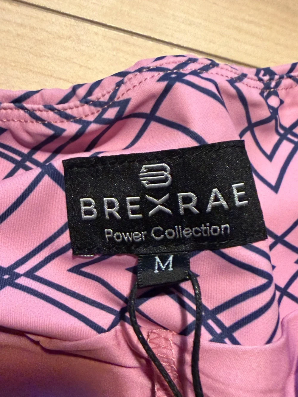Brexrae Power Collection Pink Geometric Athletic golf Skirt / Skort M NWT